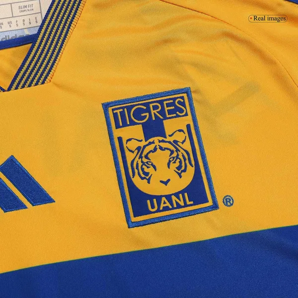 Tigres Uanl Home Long Sleeve Soccer Jersey 2023 24 4