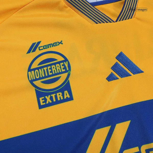 Tigres Uanl Home Long Sleeve Soccer Jersey 2023 24 5