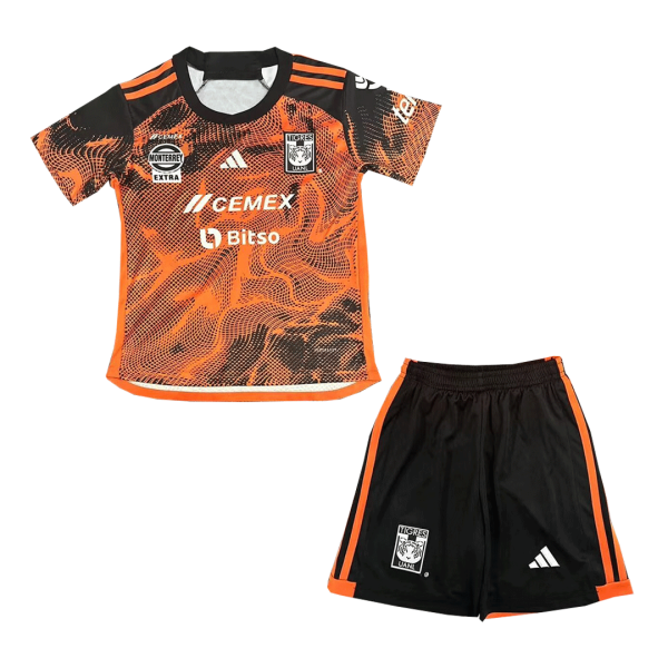 Tigres Uanl Third Away Kids Soccer Jerseys Kit 2023 24