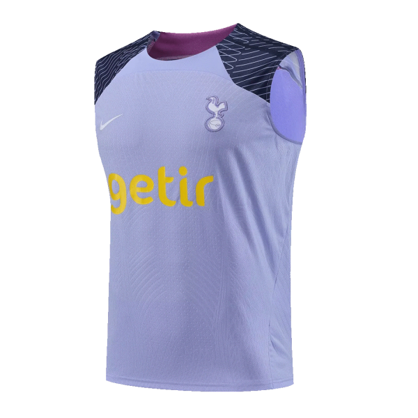 Tottenham Hotspur Jerseys Sleeveless Training Kit 2023 24 Purple 3