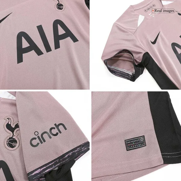 Tottenham Hotspur Third Away Kids Soccer Jerseys Kit 2023 24 10