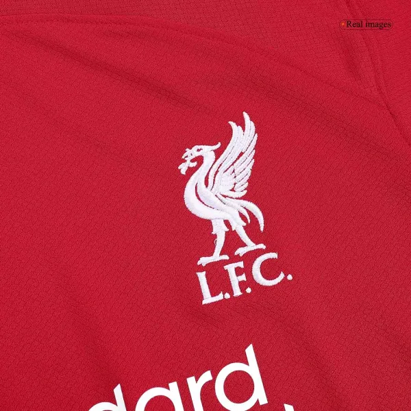 Virgil 4 Liverpool Home Soccer Jersey 2023 24 6