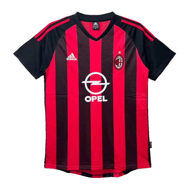 Vintage Soccer Jersey Ac Milan Home 2002 03