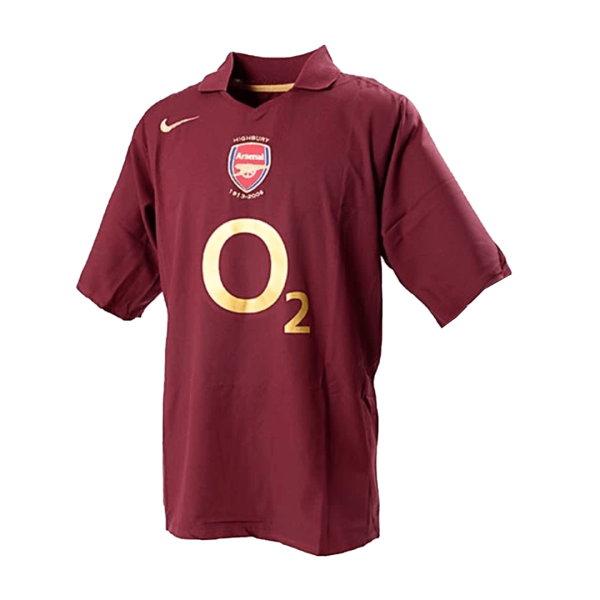 Vintage Soccer Jersey Arsenal Home 2005 06