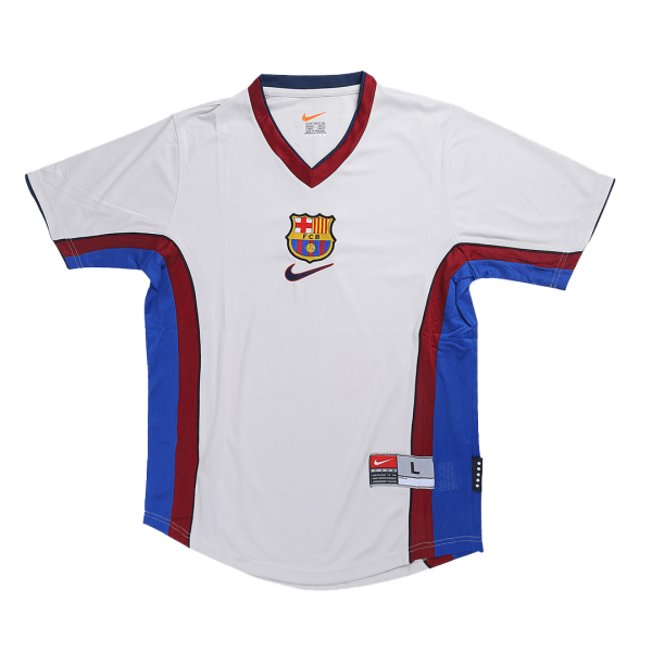 Vintage Soccer Jersey Barcelona Away 1998 99