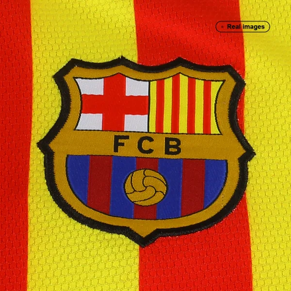 Vintage Soccer Jersey Barcelona Away 2013 14 3