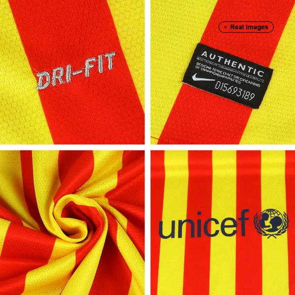 Vintage Soccer Jersey Barcelona Away 2013 14 7