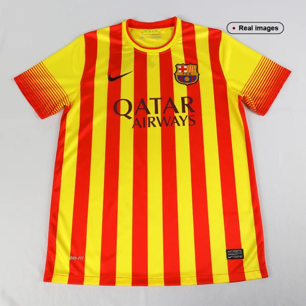 Vintage Soccer Jersey Barcelona Away 2013 14 8