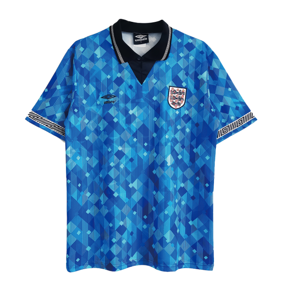 Vintage Soccer Jersey England Away 1990