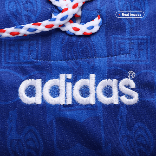 Vintage Soccer Jersey France Home 1996 3