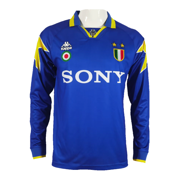 Vintage Soccer Jersey Juventus Away Long Sleeve 1995 96