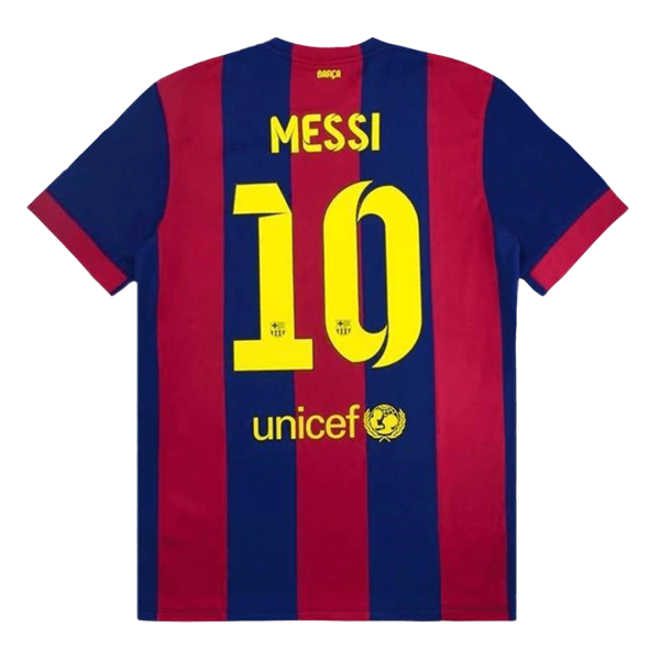 Vintage Soccer Jersey Messi 10 Barcelona Home 2014 15