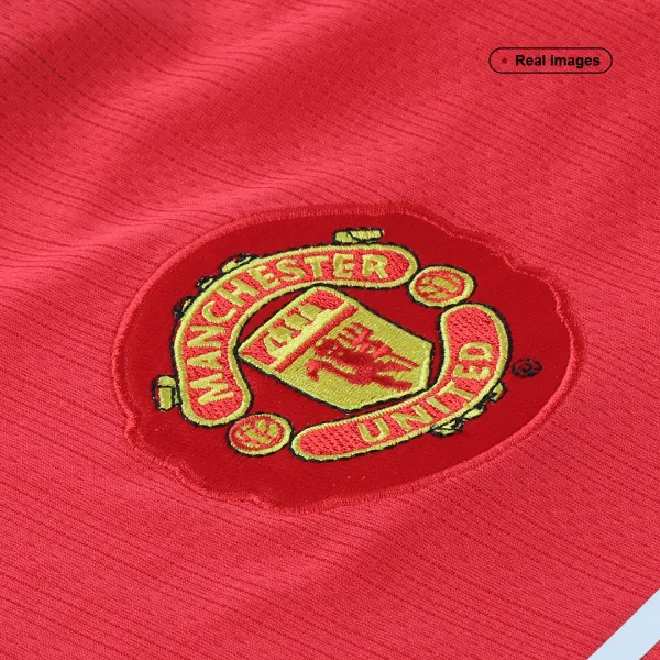 Vintage Soccer Jersey Manchester United Home 2007 08 3