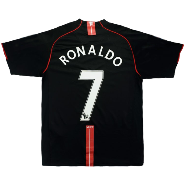 Vintage Soccer Jersey Ronaldo 7 Manchester United Away 2007 08