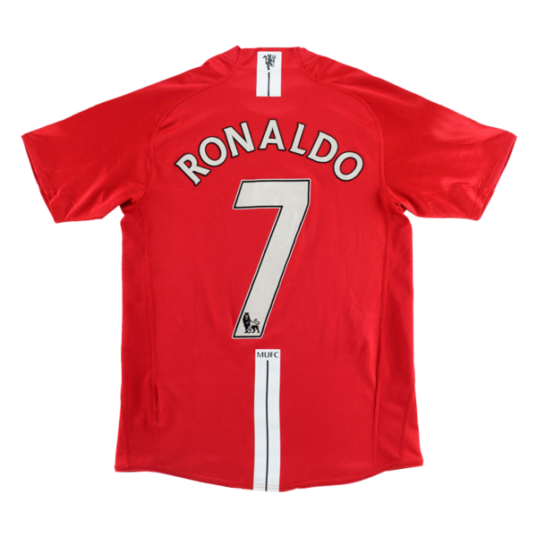 Vintage Soccer Jersey Ronaldo 7 Manchester United Home 2007 08