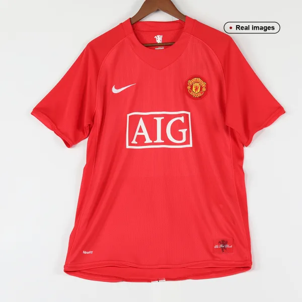 Vintage Soccer Jersey Ronaldo 7 Manchester United Home 2007 08 8