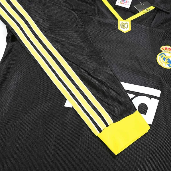 Vintage Soccer Jersey Real Madrid Away Long Sleeve 99 01 7