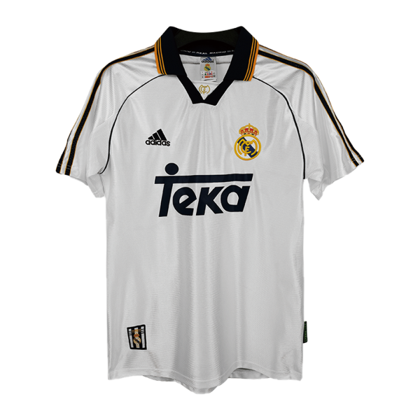 Vintage Soccer Jersey Real Madrid Home 1998 00