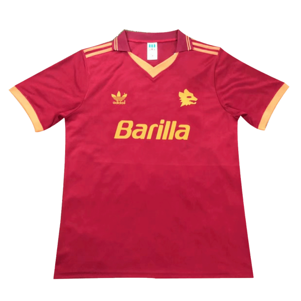 Vintage Soccer Jersey Roma Home 1992 94