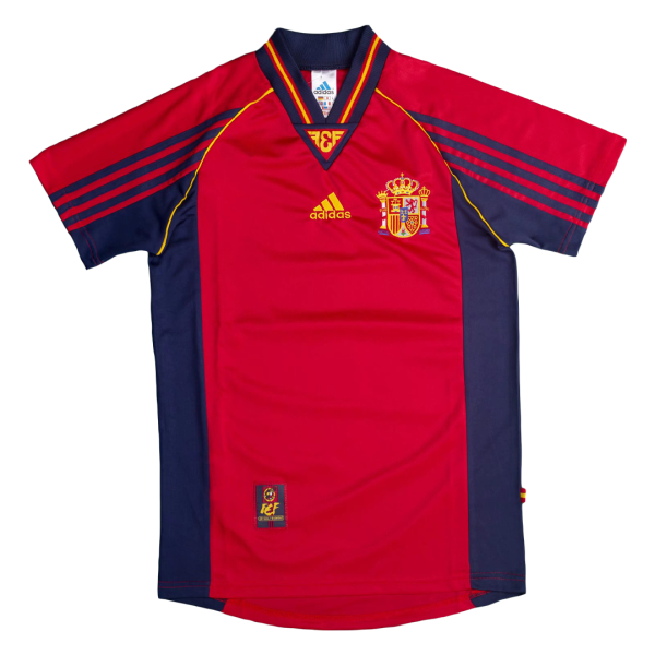 Vintage Soccer Jersey Spain Home 1998 2