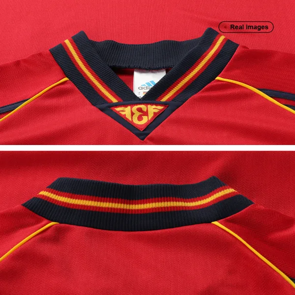 Vintage Soccer Jersey Spain Home 1998 7