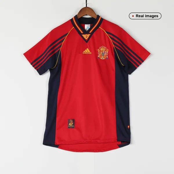 Vintage Soccer Jersey Spain Home 1998 9