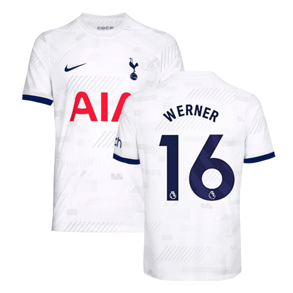 Werner 16 Tottenham Hotspur Home Soccer Jersey 2023 24