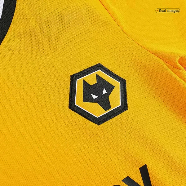 Wolverhampton Wanderers Home Kids Soccer Jerseys Kit 2023 24 6