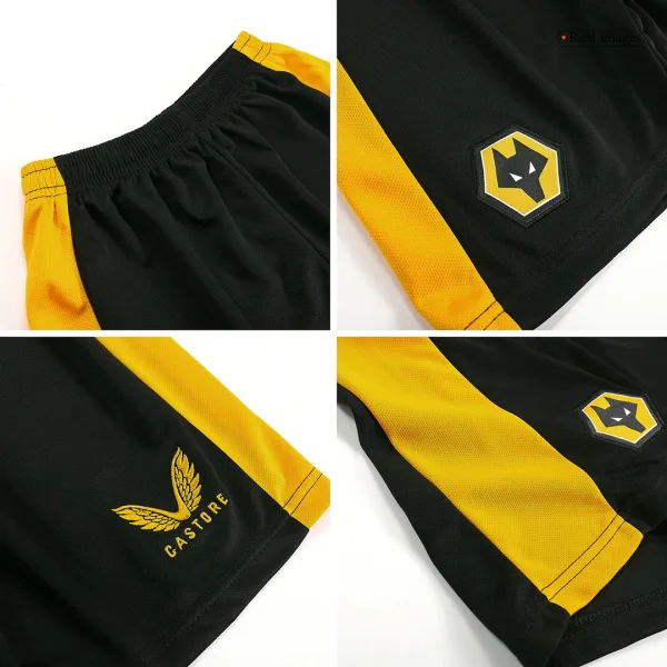 Wolverhampton Wanderers Home Kids Soccer Jerseys Kit 2023 24 8