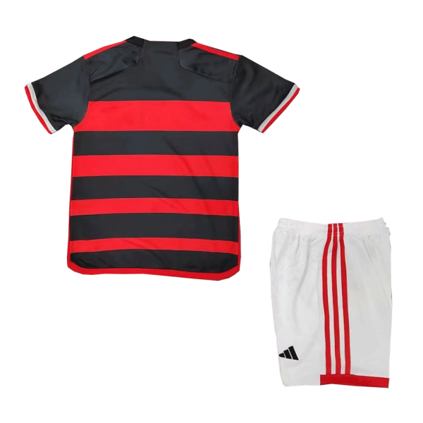 Cr Flamengo Home Kids Soccer Jerseys Kit 2024 25 1