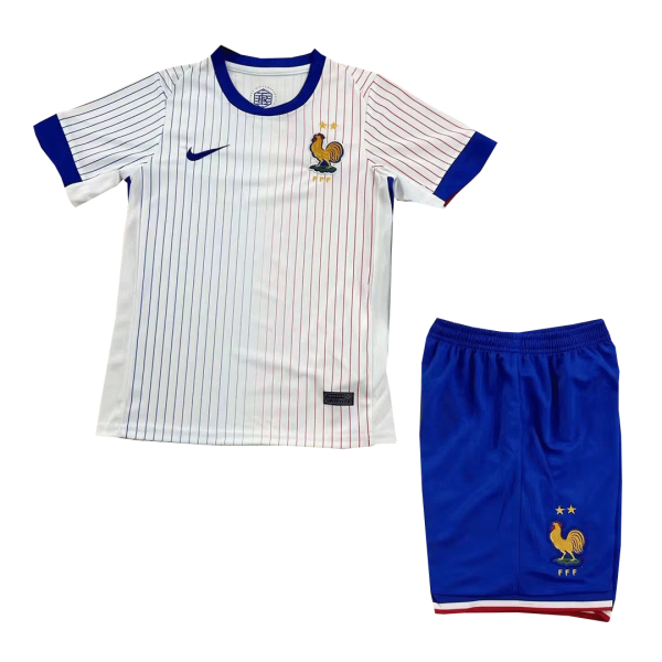 France Away Kids Soccer Jerseys Kit Euro 2024