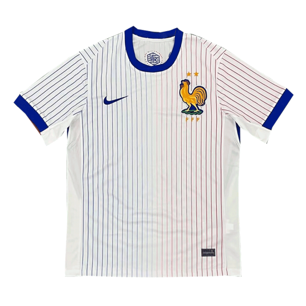 France Away Soccer Jersey Euro 2024