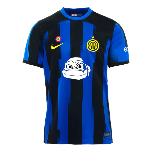 Inter Milan X Ninja Turtles Home Soccer Jersey 2023 24