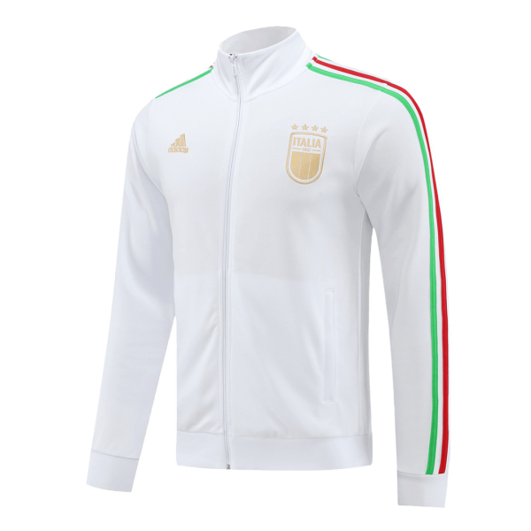 Italy Jacket Tracksuit 2024 25 White 4