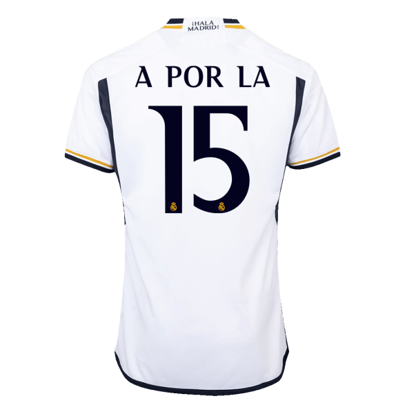 A Por La 15 Real Madrid Home Authentic Soccer Jersey 2023 24 2