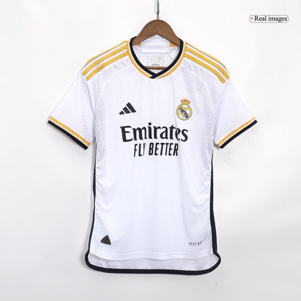 A Por La 15 Real Madrid Home Authentic Soccer Jersey 2023 24 3