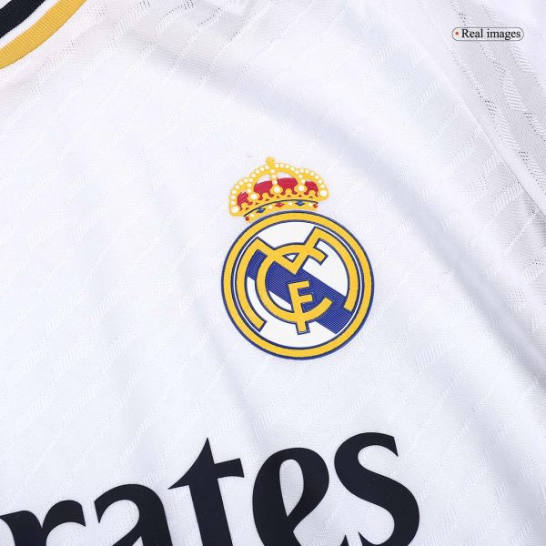 A Por La 15 Real Madrid Home Authentic Soccer Jersey 2023 24 8