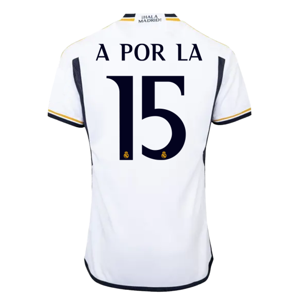 A Por La 15 Real Madrid Home Soccer Jersey 2023 24 2