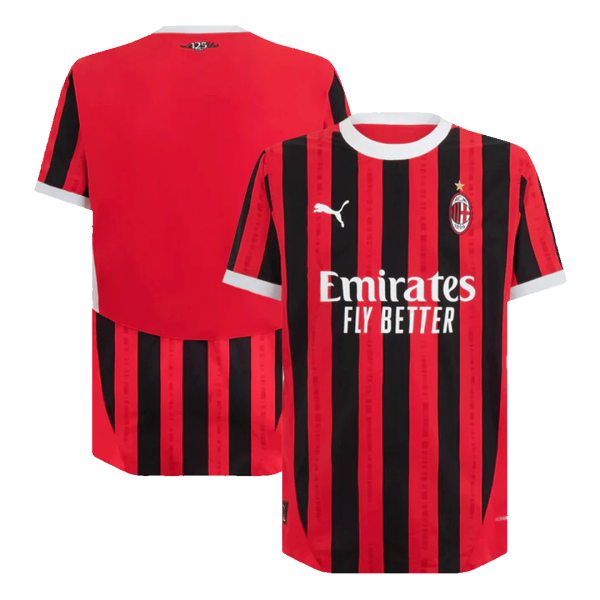 Ac Milan Home Authentic Soccer Jersey 2024 25 2