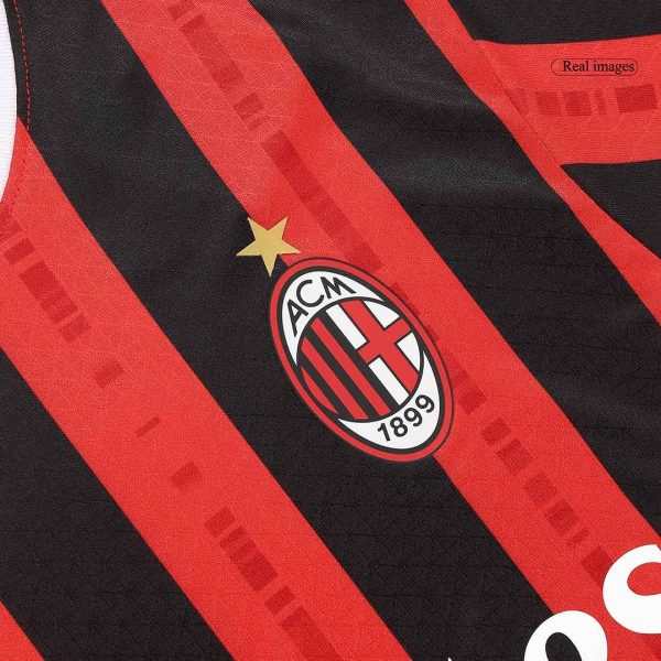 Ac Milan Home Authentic Soccer Jersey 2024 25 6