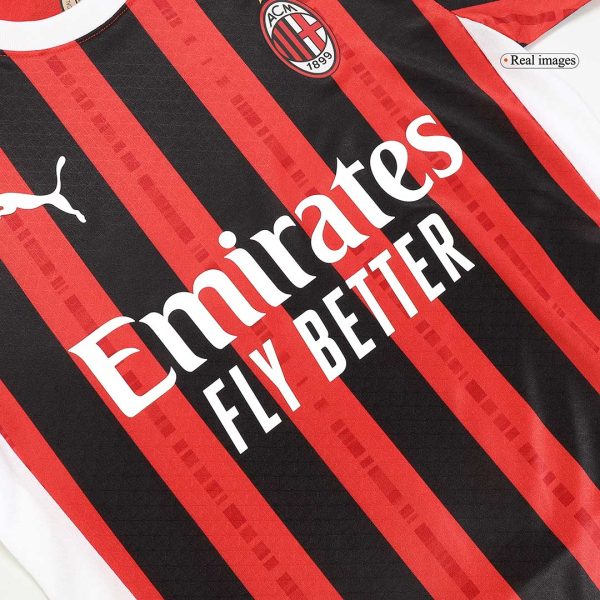 Ac Milan Home Authentic Soccer Jersey 2024 25 8