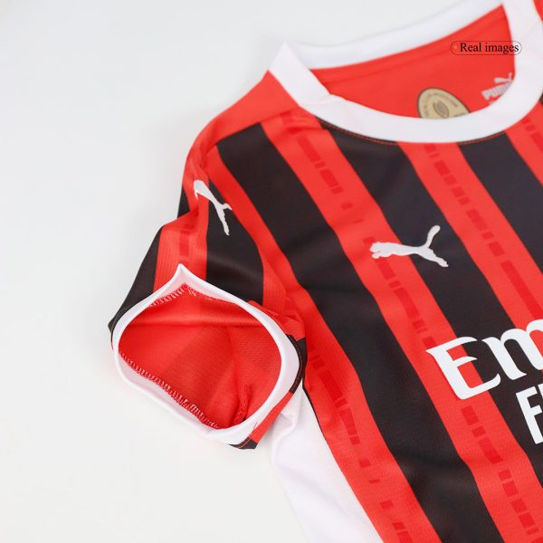 Ac Milan Home Kids Soccer Jerseys Kit 2024 25 13