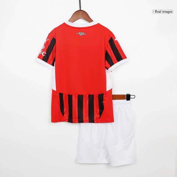 Ac Milan Home Kids Soccer Jerseys Kit 2024 25 3