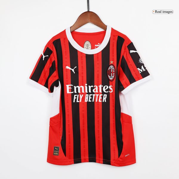 Ac Milan Home Kids Soccer Jerseys Kit 2024 25 4