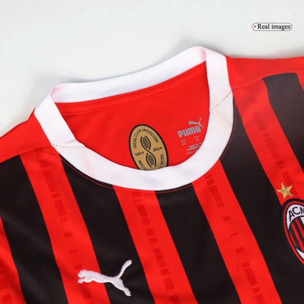 Ac Milan Home Kids Soccer Jerseys Kit 2024 25 8