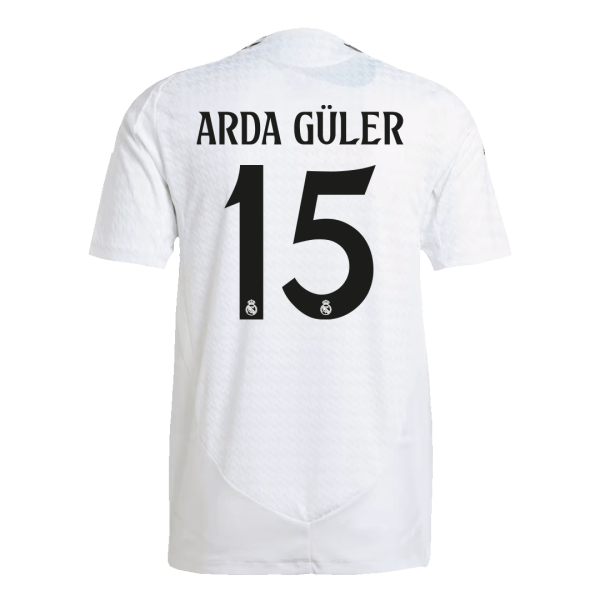 Arda G Ler 15 Real Madrid Home Authentic Soccer Jersey 2024 25 2