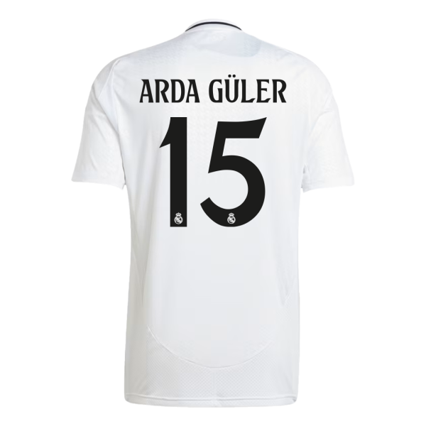 Arda G Ler 15 Real Madrid Home Soccer Jersey 2024 25 2