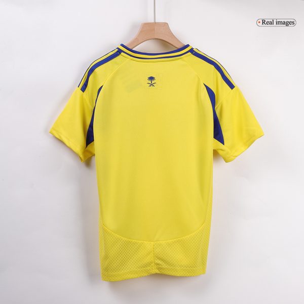 Al Nassr Home Kids Soccer Jerseys Kit 2024 25 2