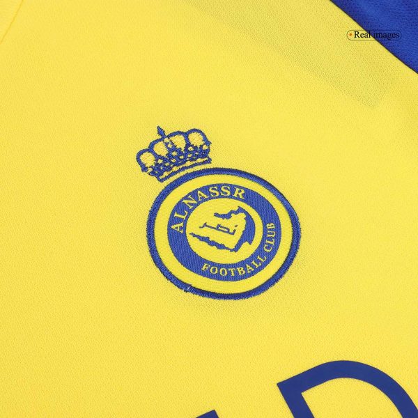 Al Nassr Home Kids Soccer Jerseys Kit 2024 25 6