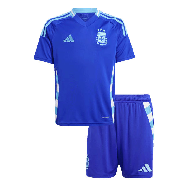 Argentina Away Kids Soccer Jerseys Kit Copa America 2024